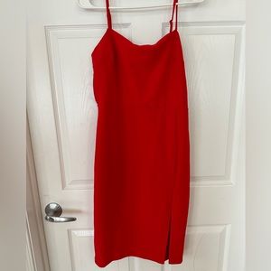 Express Midi Side Slit Dress